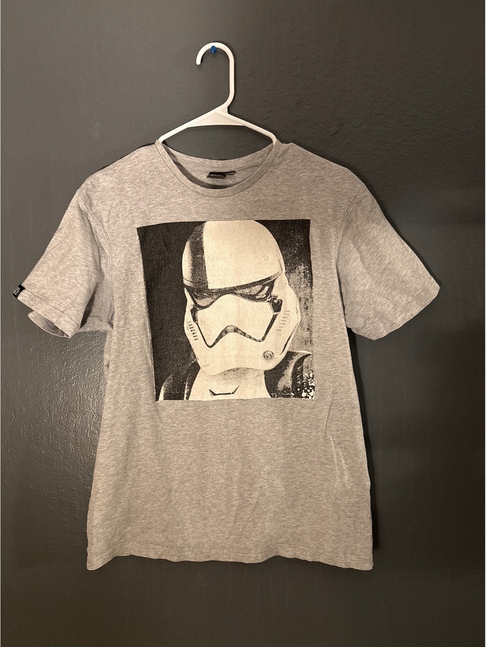 Star Wars Stormtrooper Graphic T-Shirt Medium Gray